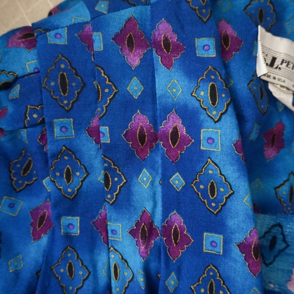 VTG 80s Day Dress - Picture 3 of 5